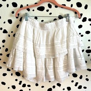 NWT AERIE ROCK 'N' RUFFLE MINI SKIRT